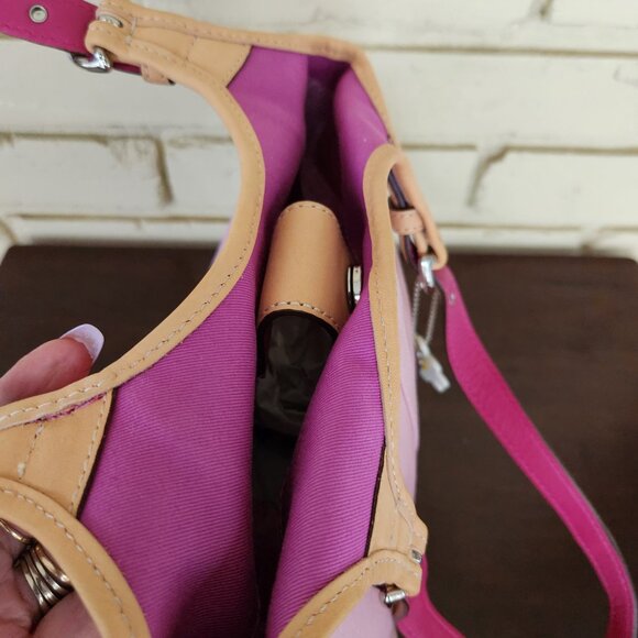 Vintage Coach Soho Daisy Pink Handbag Satchel Purse - Picture 13 of 15